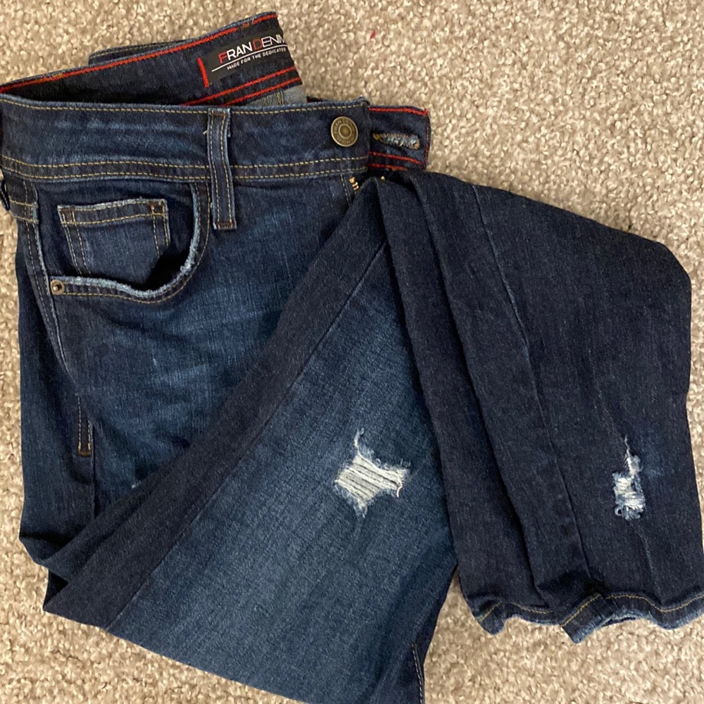 Fran Denim jeans. Mika destruction wash. 28.